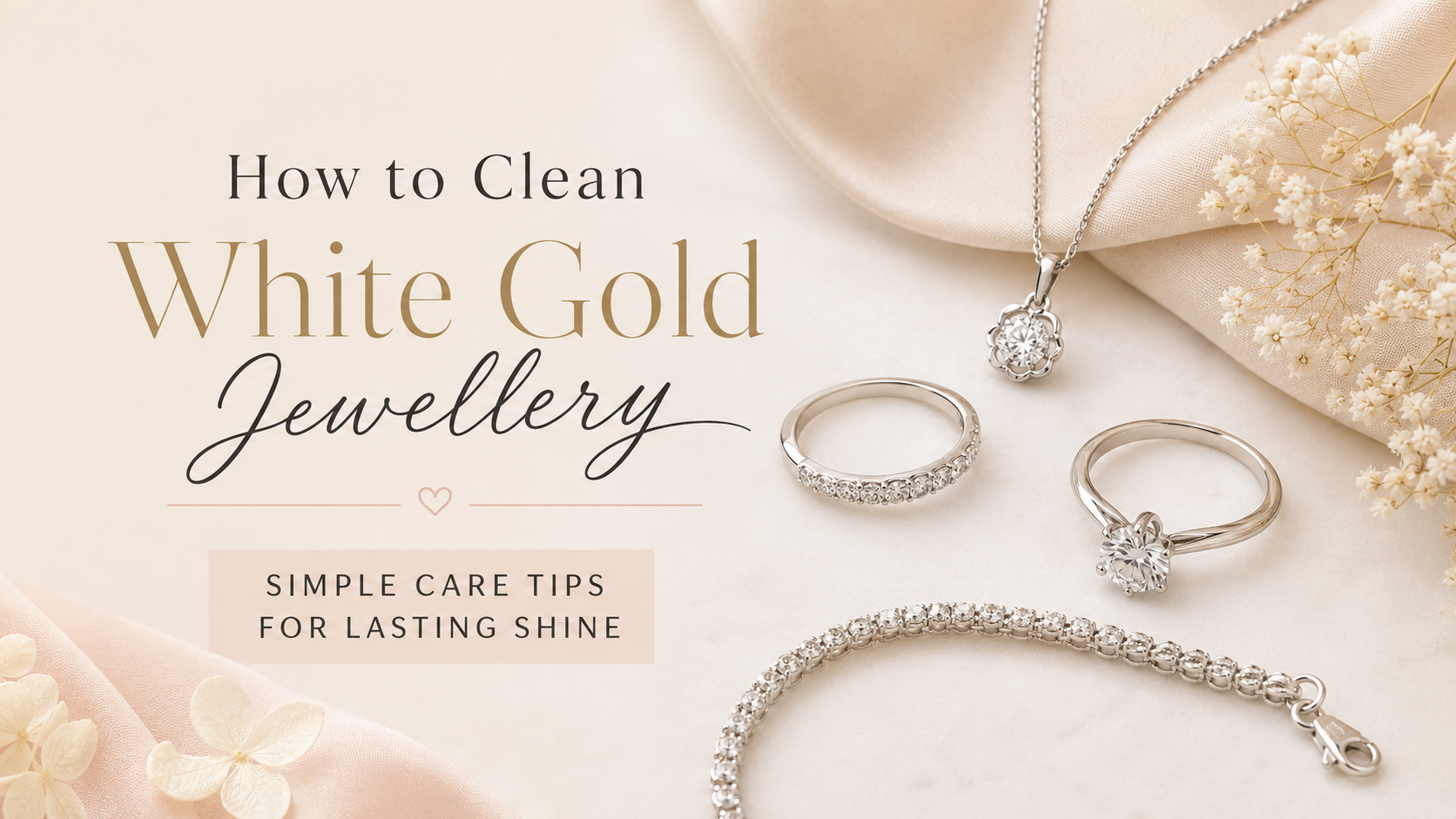 How to Clean White Gold Jewellery at Home