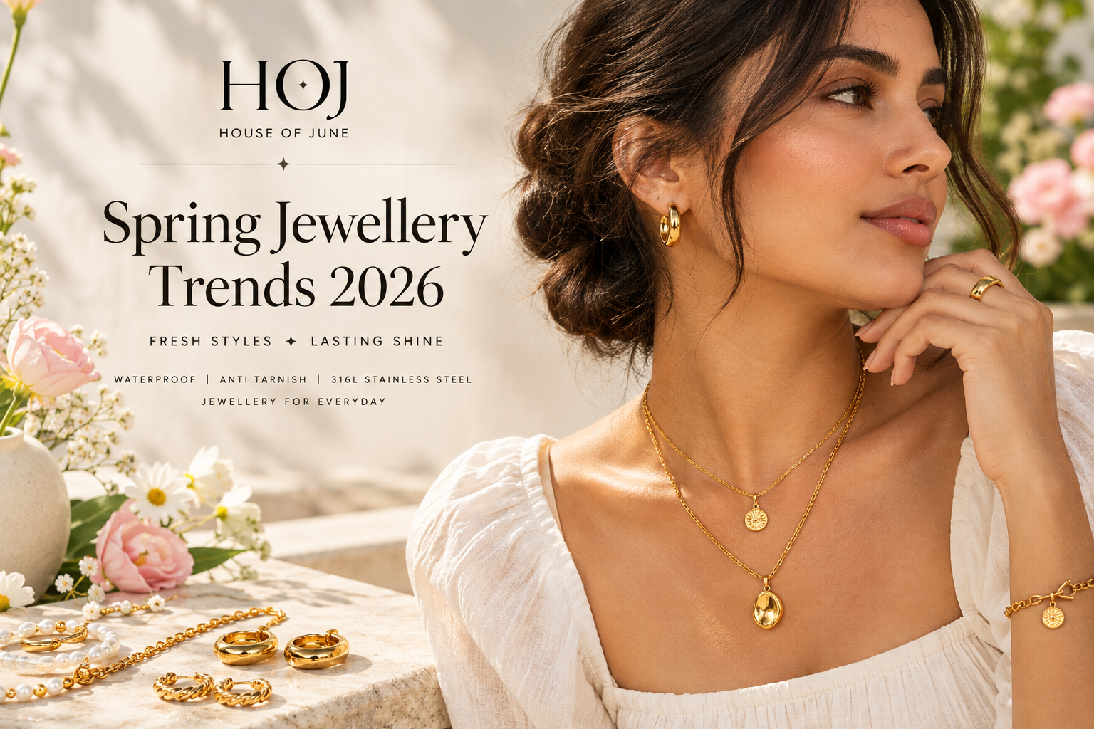 Spring Jewellery Trends 2026 | Waterproof Styles | HOJ