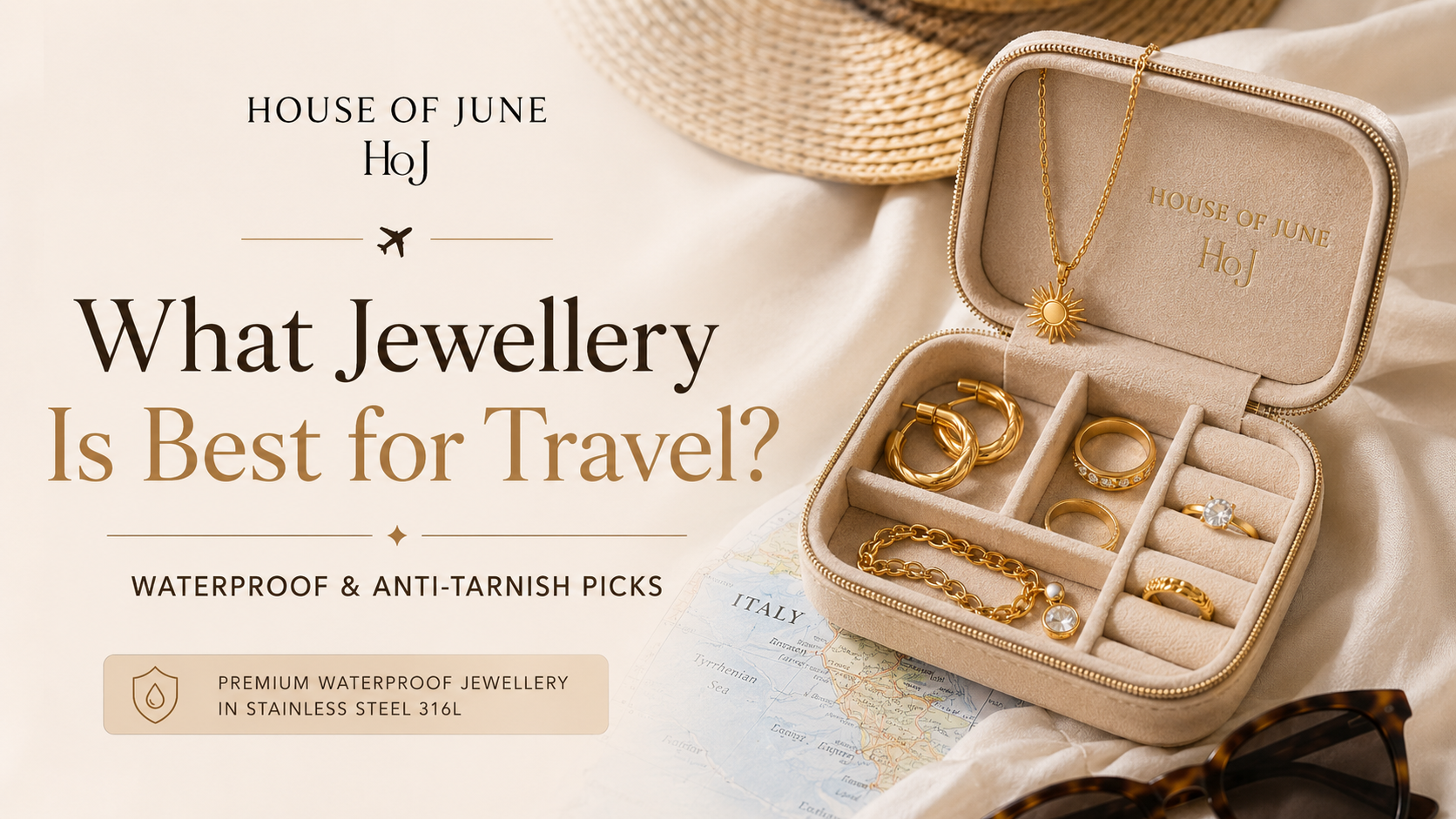 What Jewellery Is Best for Travel? Waterproof & Anti-Tarnish Picks