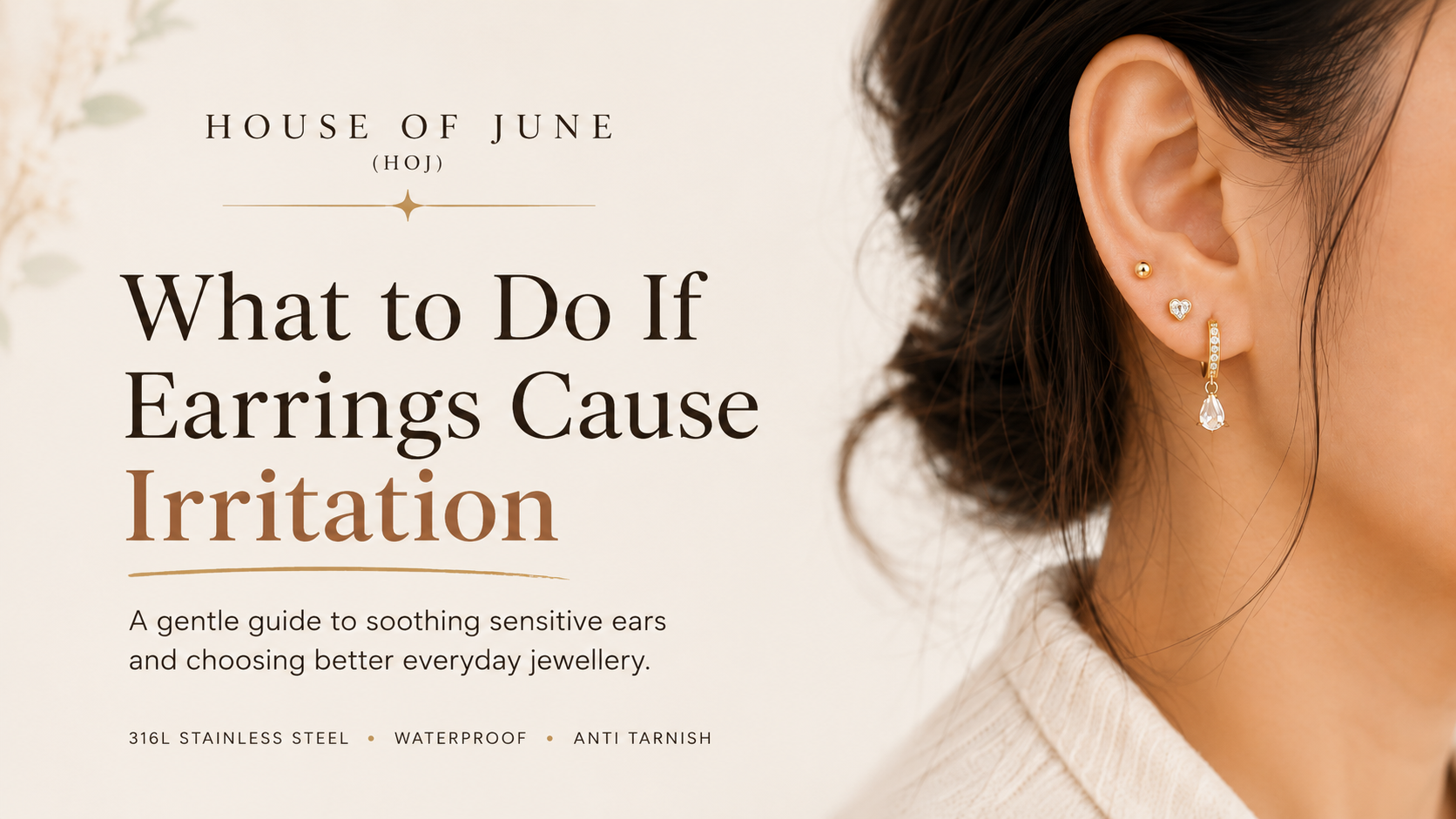 Earrings Causing Irritation? Causes, Tips & Better Jewellery Choices