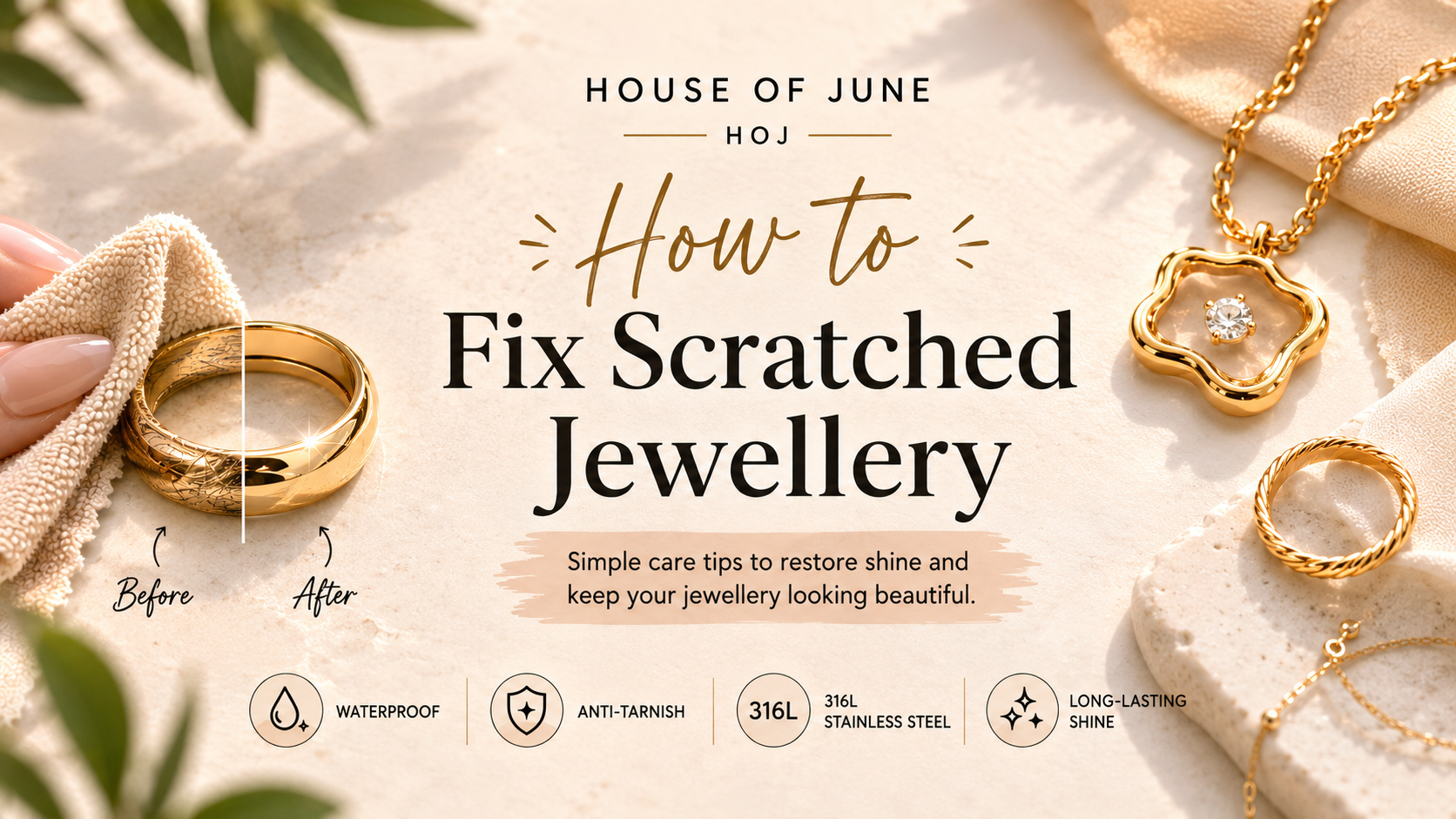 How to Fix Scratched Jewellery: Easy Care Tips for Long Lasting Shine