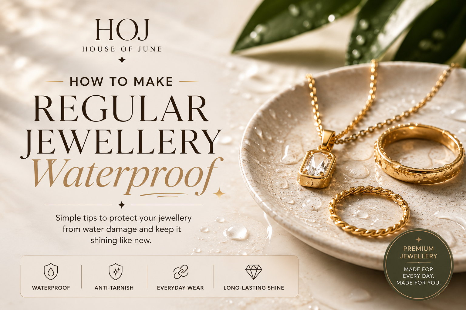 How to Make Regular Jewellery Waterproof