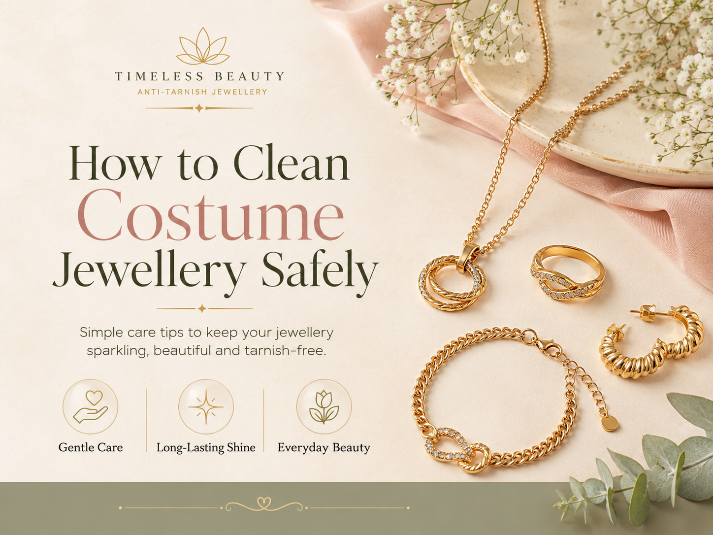 How to Clean Costume Jewellery Safely | Anti Tarnish Jewellery Care