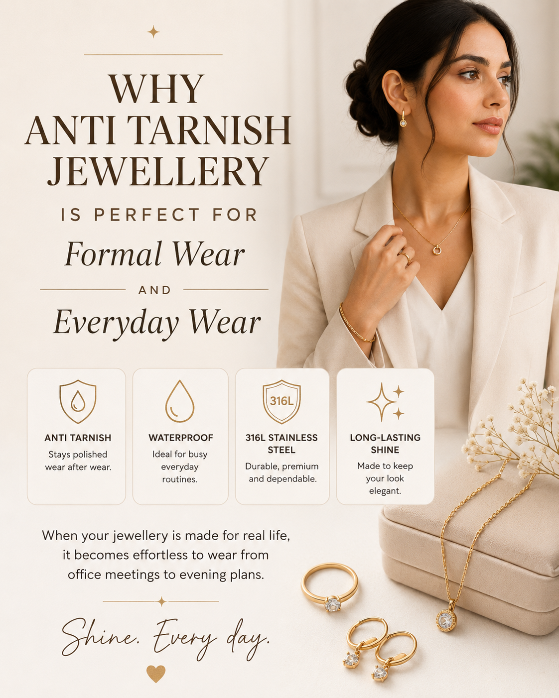 How to Wear Jewellery with Formal Outfits: A Simple Styling Guide