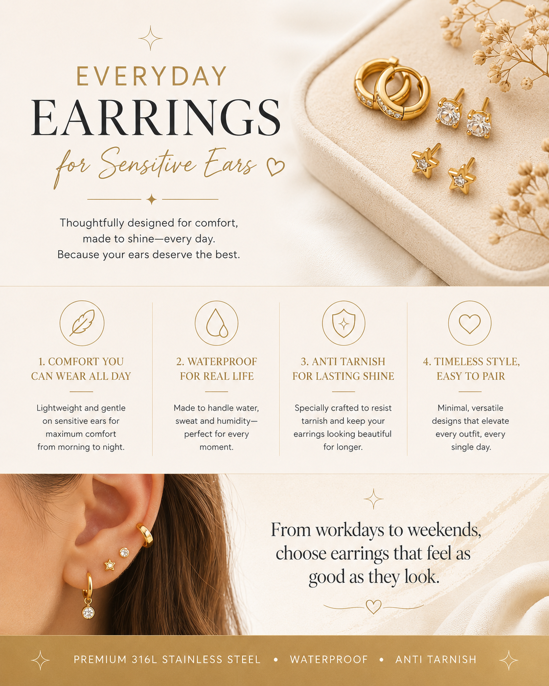 What Are Hypoallergenic Earrings? A Friendly Guide for Sensitive Ears