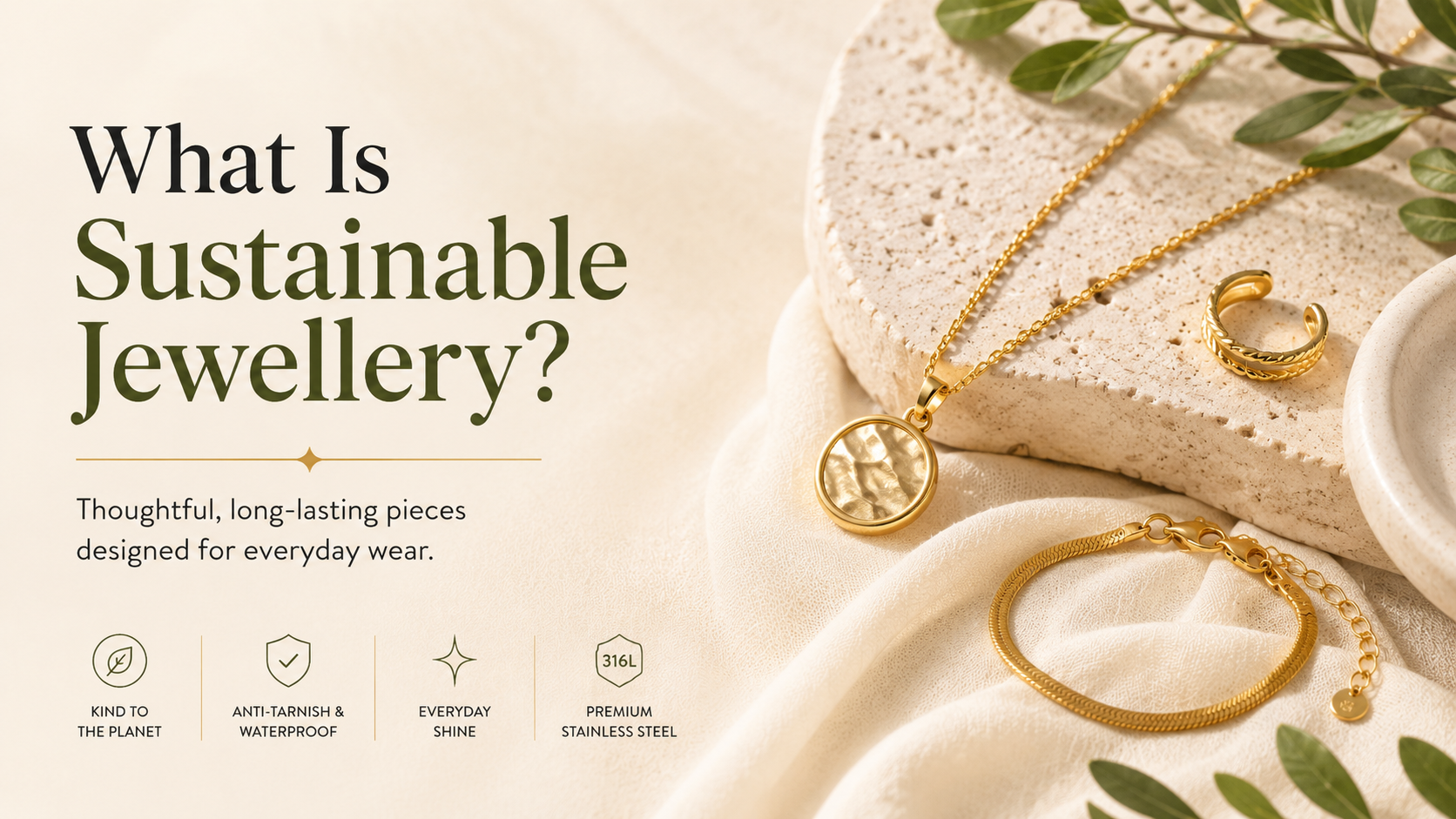 What Is Sustainable Jewellery? A Friendly Guide to Everyday, Long Lasting Pieces