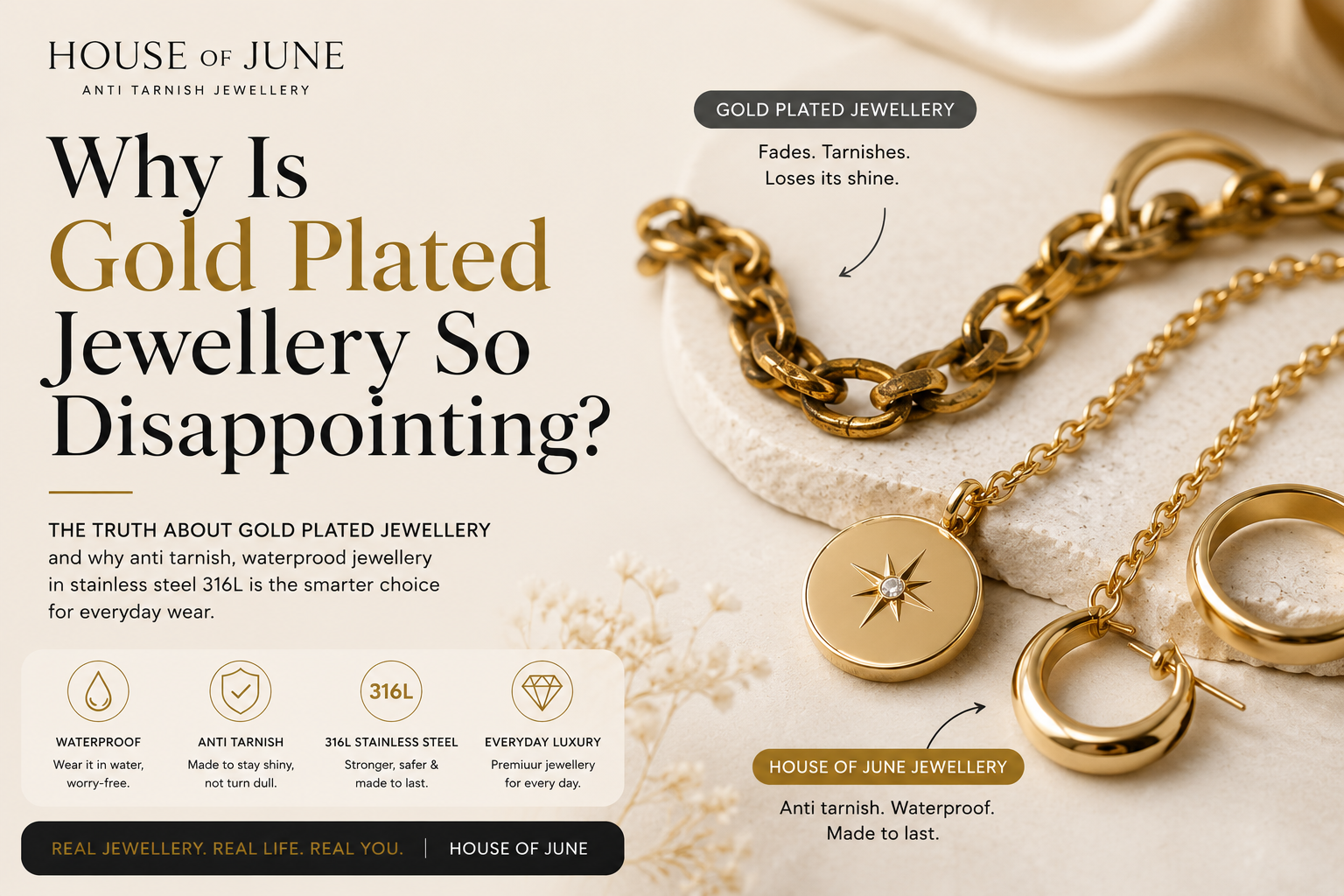 Why Is Gold Plated Jewellery So Disappointing?
