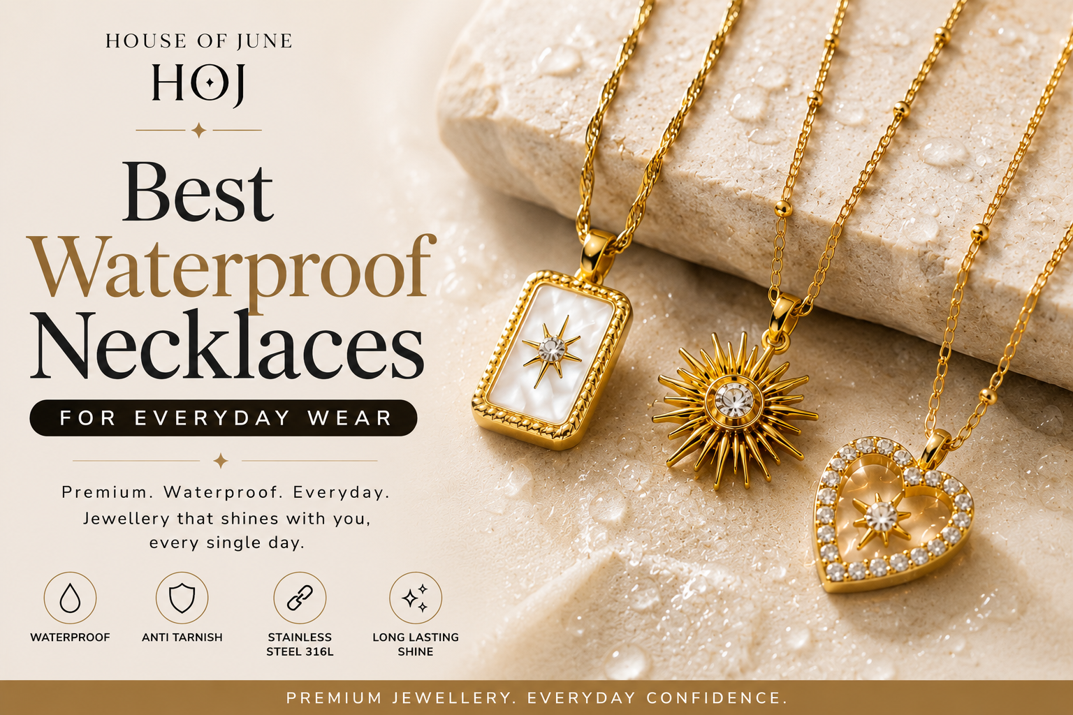 Best Waterproof Necklaces for Everyday Wear