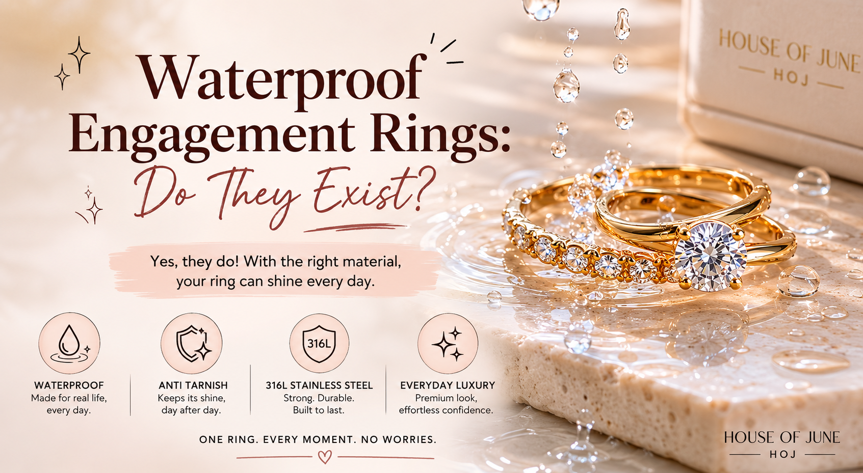 Waterproof Engagement Rings: Do They Really Exist?