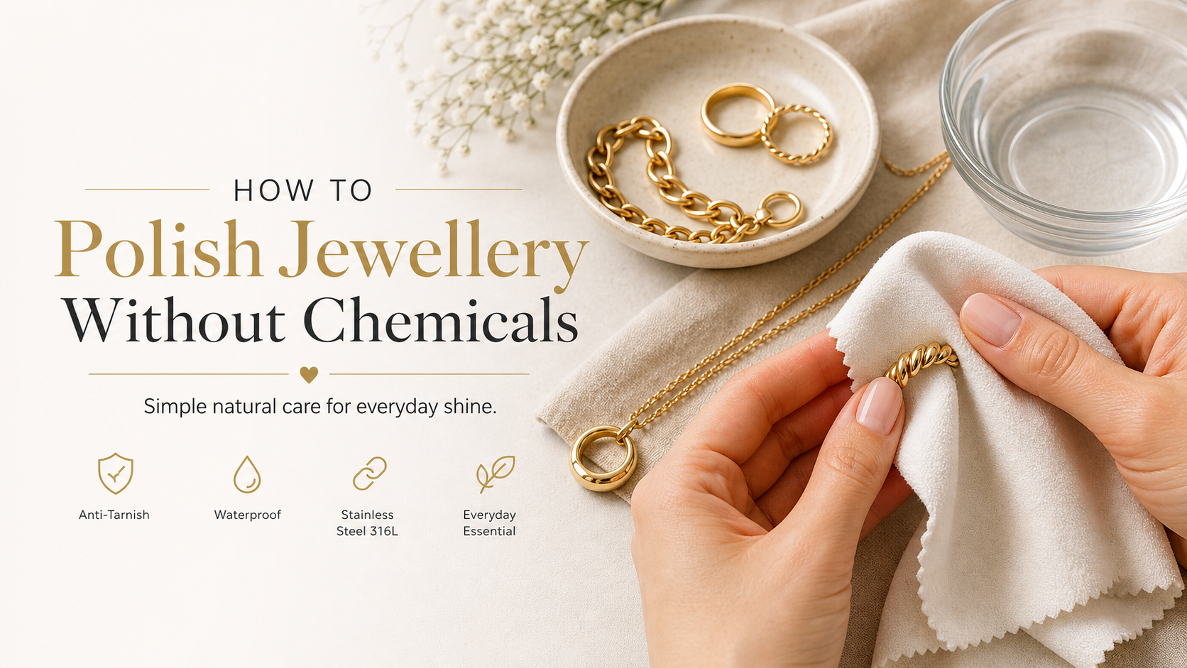 How to Polish Jewellery Without Chemicals