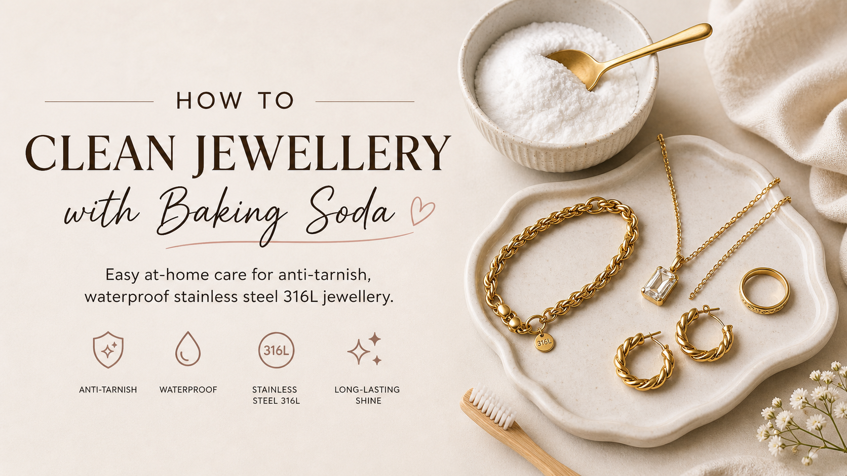 How to Clean Jewellery with Baking Soda: A Simple At Home Guide