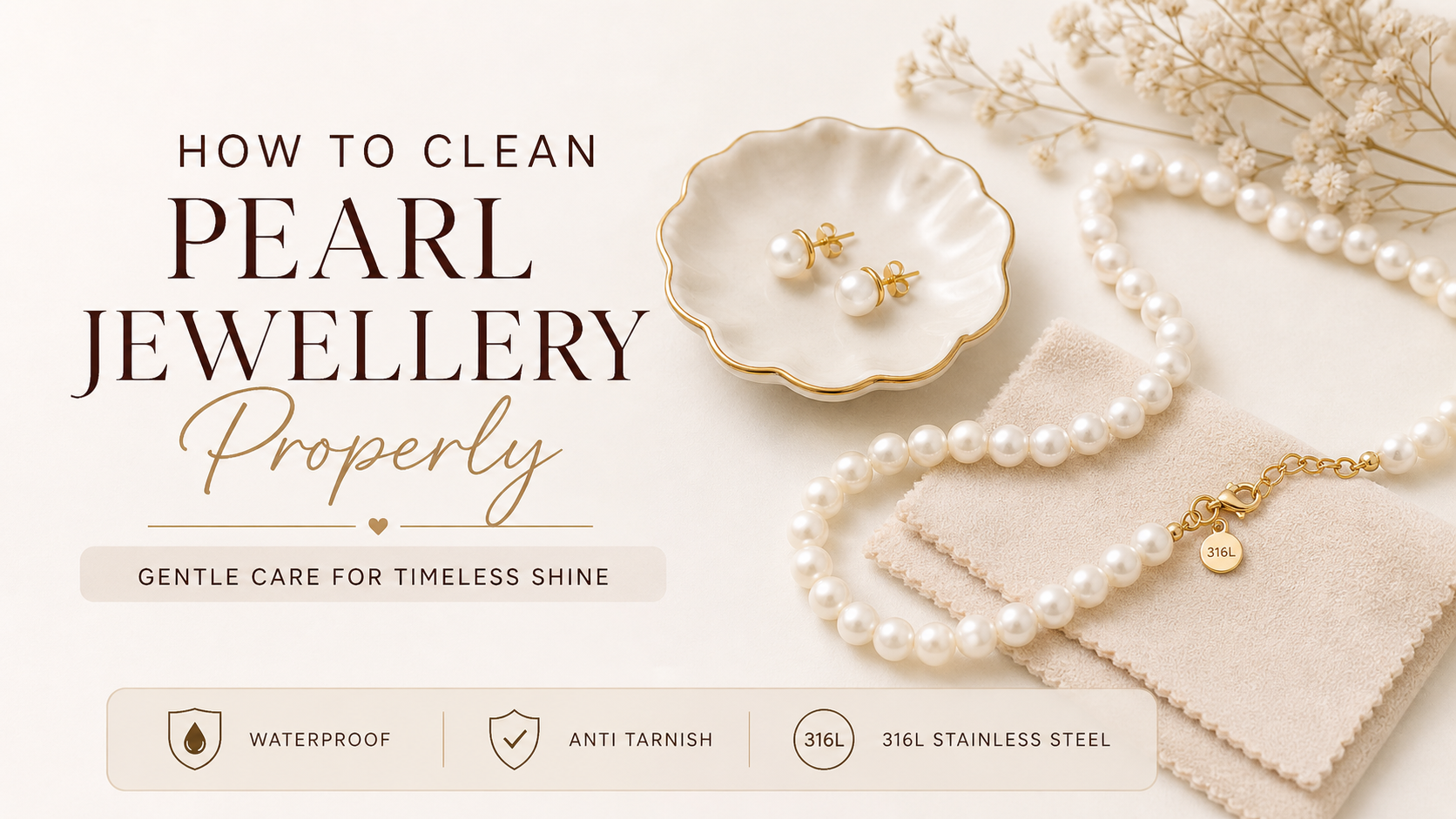 How to Clean Pearl Jewellery Properly: A Simple Care Guide