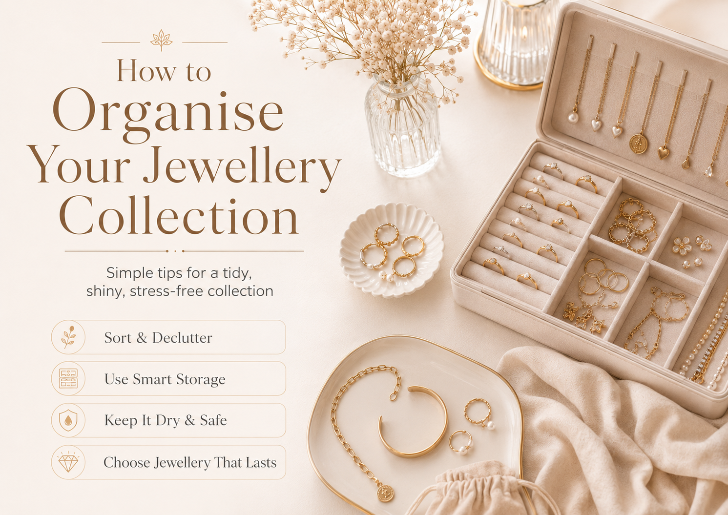 How to Organise Your Jewellery Collection: Simple Storage Tips
