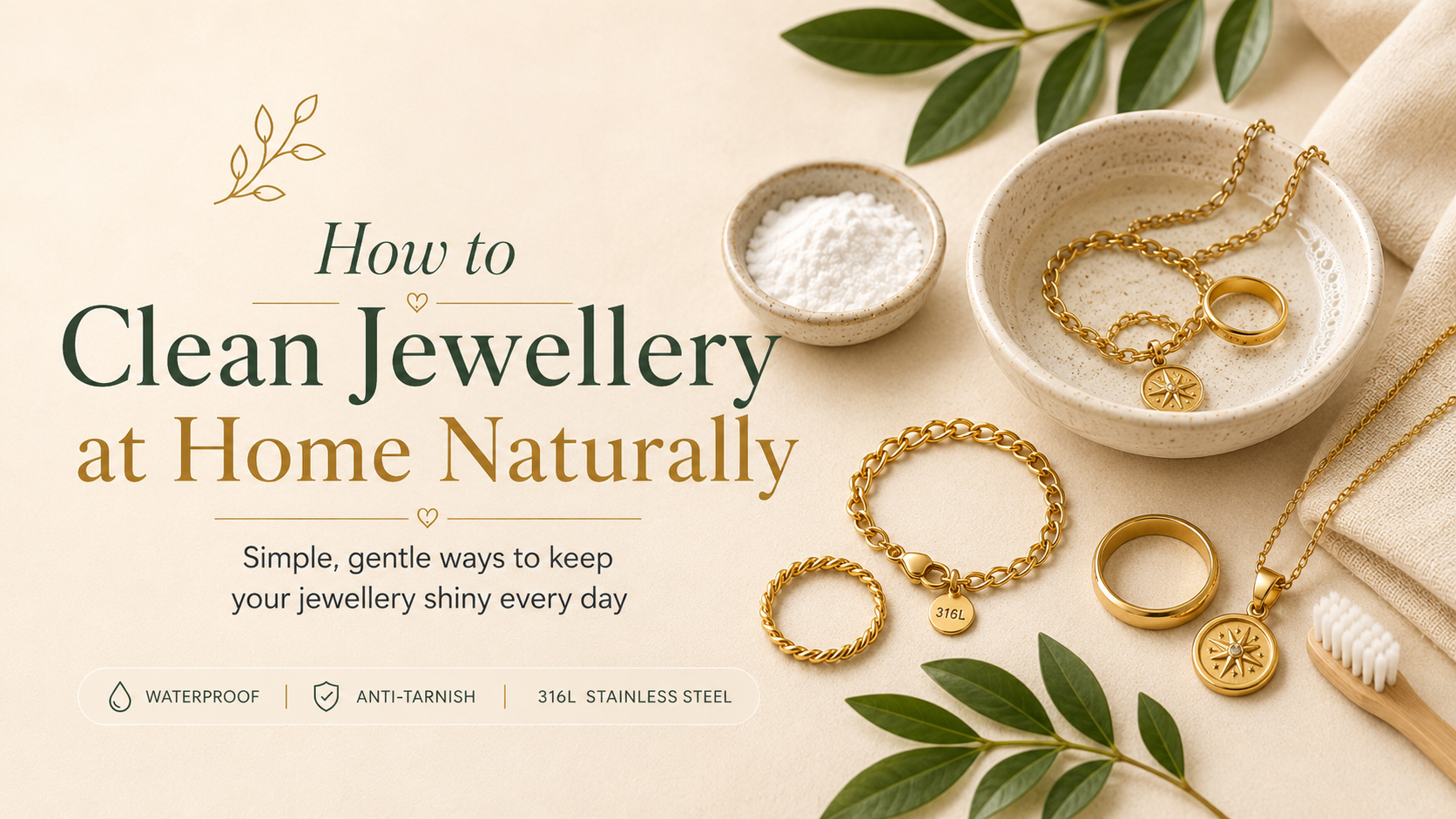 How to Clean Jewellery at Home Naturally | Easy Jewellery Care Tips