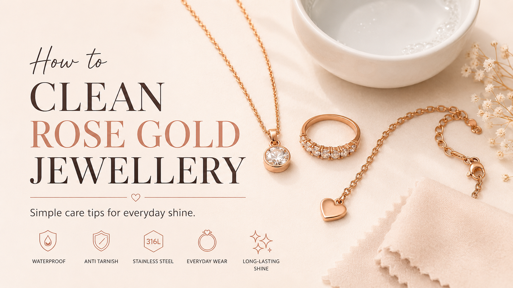 How to Clean Rose Gold Jewellery | Easy Care Guide