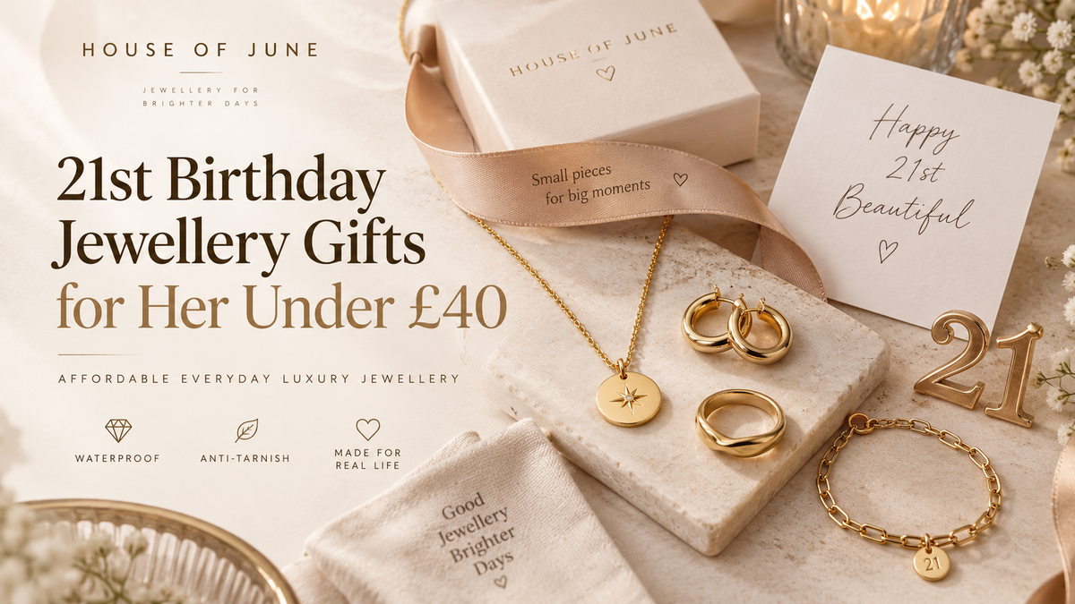 21st Birthday Jewellery Gifts for Her Under £40