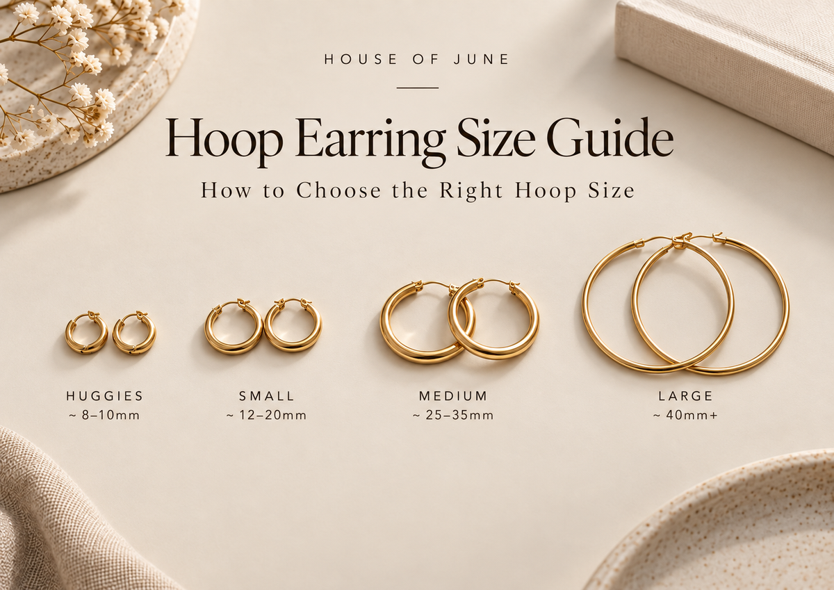 Hoop Earring Size Guide: How to Choose the Right Hoop Size