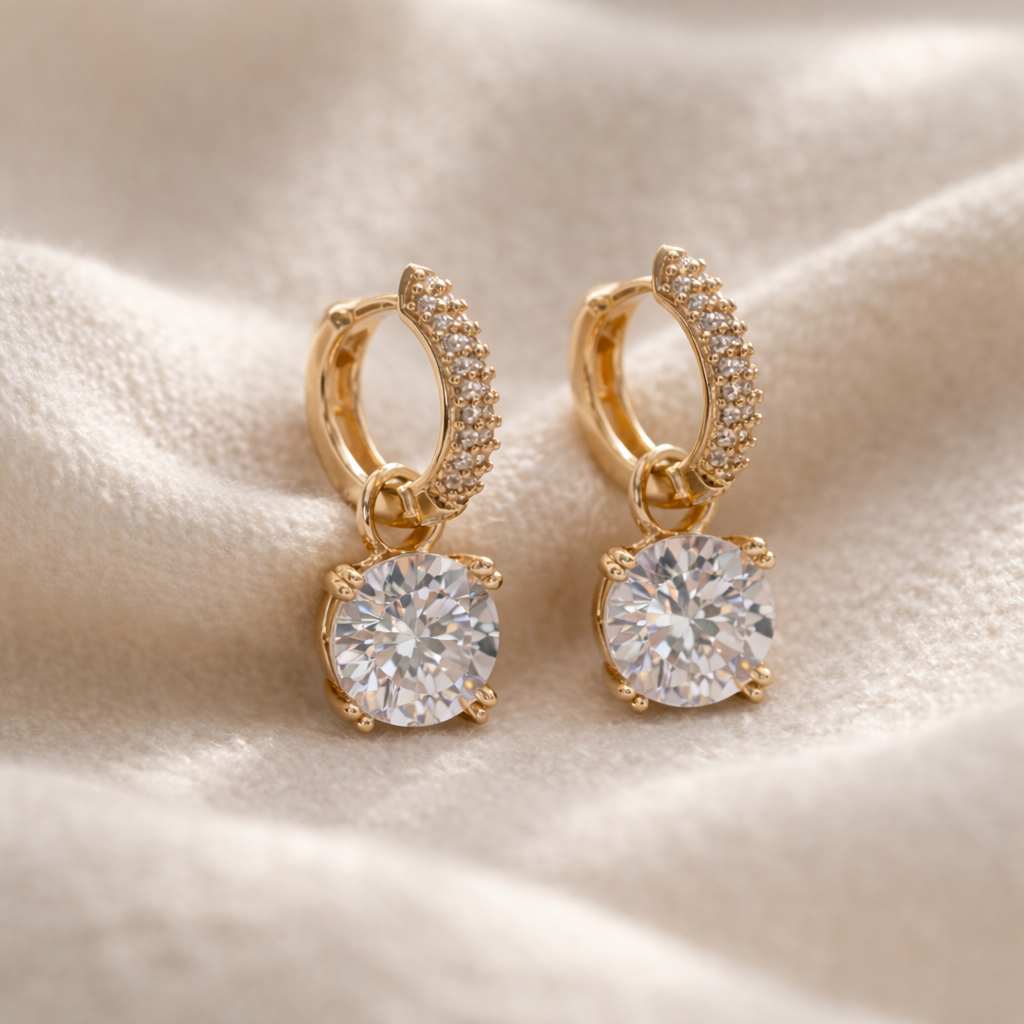 Astra Radiance Drop Earrings
