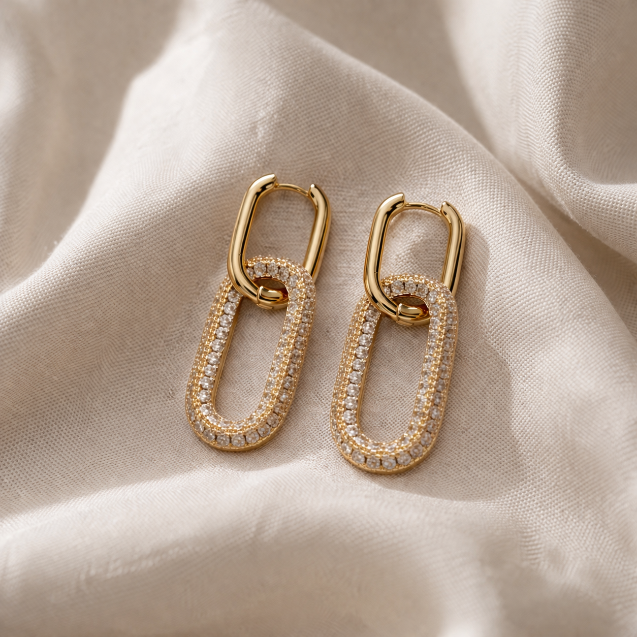 Nova Link Luxe Drop Earrings