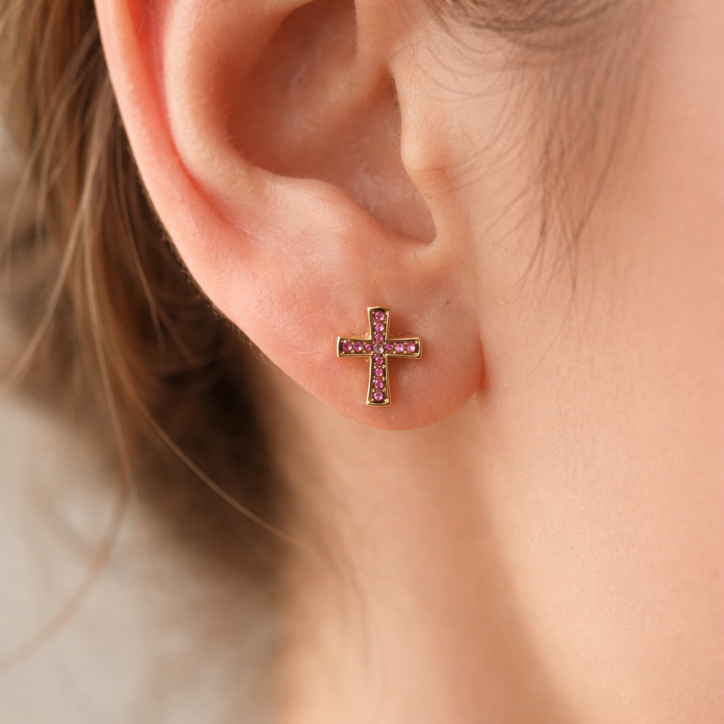 Velora Crystal Stud Earrings