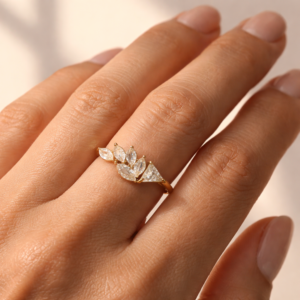 Elysian Leaf Ring