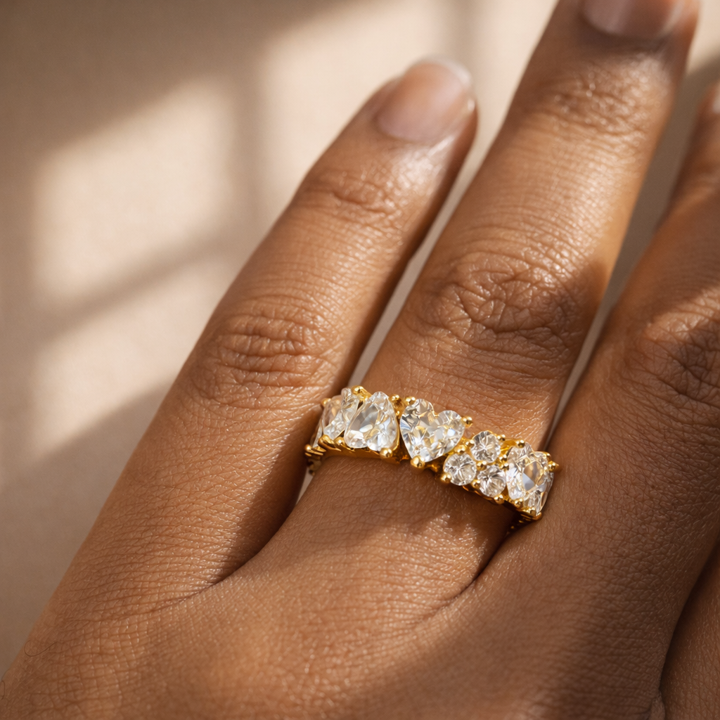 Amoura Heart Eternity Ring