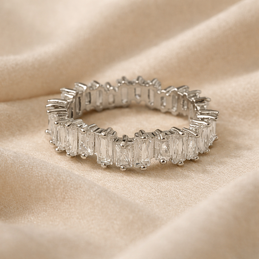 Lunaria Baguette Eternity Ring