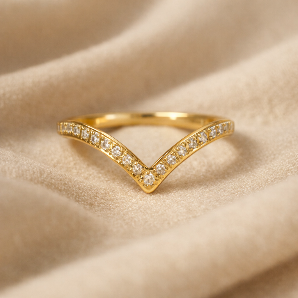 Virelle Chevron Ring