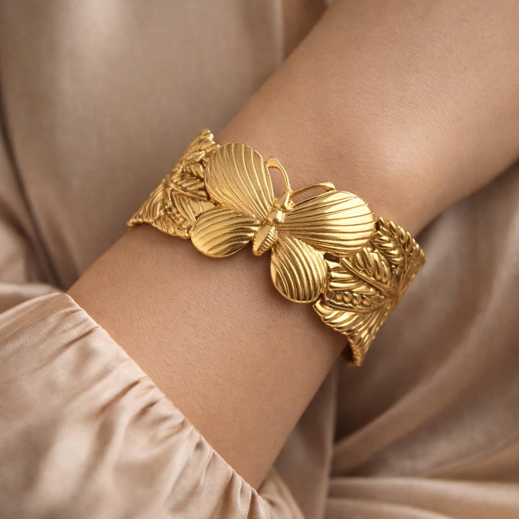 Papillia Bloom Cuff Bracelets