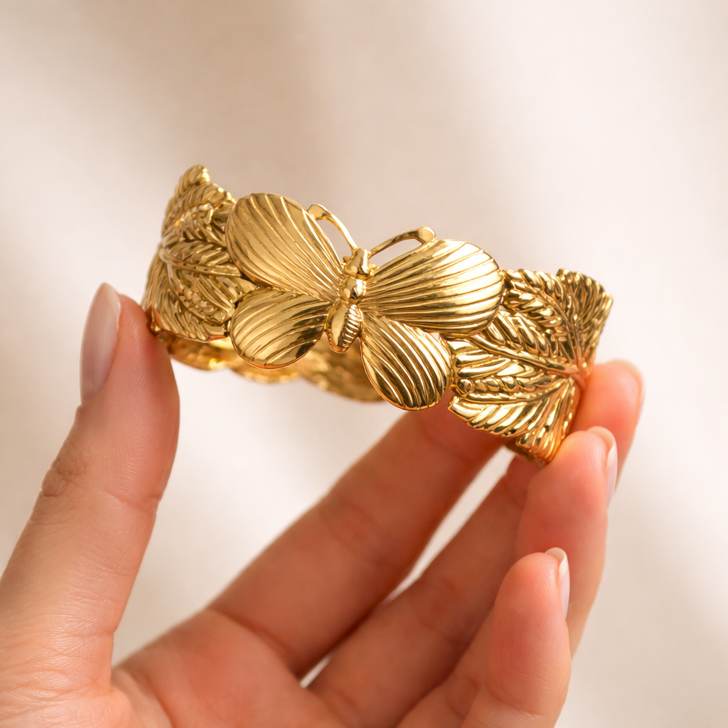 Papillia Bloom Cuff Bracelets