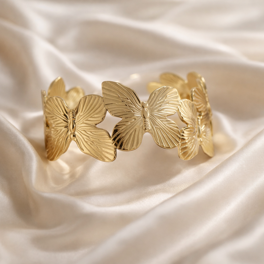 Seraphine Butterfly Cuff Bracelet