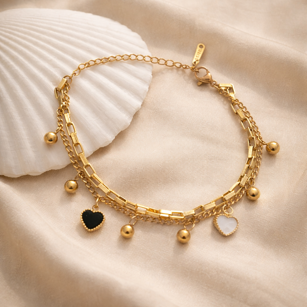 Amara Charm Layered Bracelet