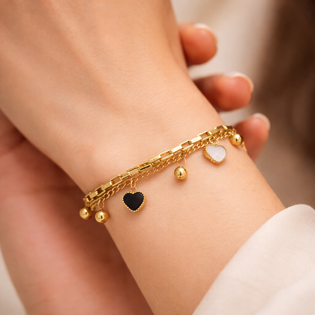 Amara Charm Layered Bracelet