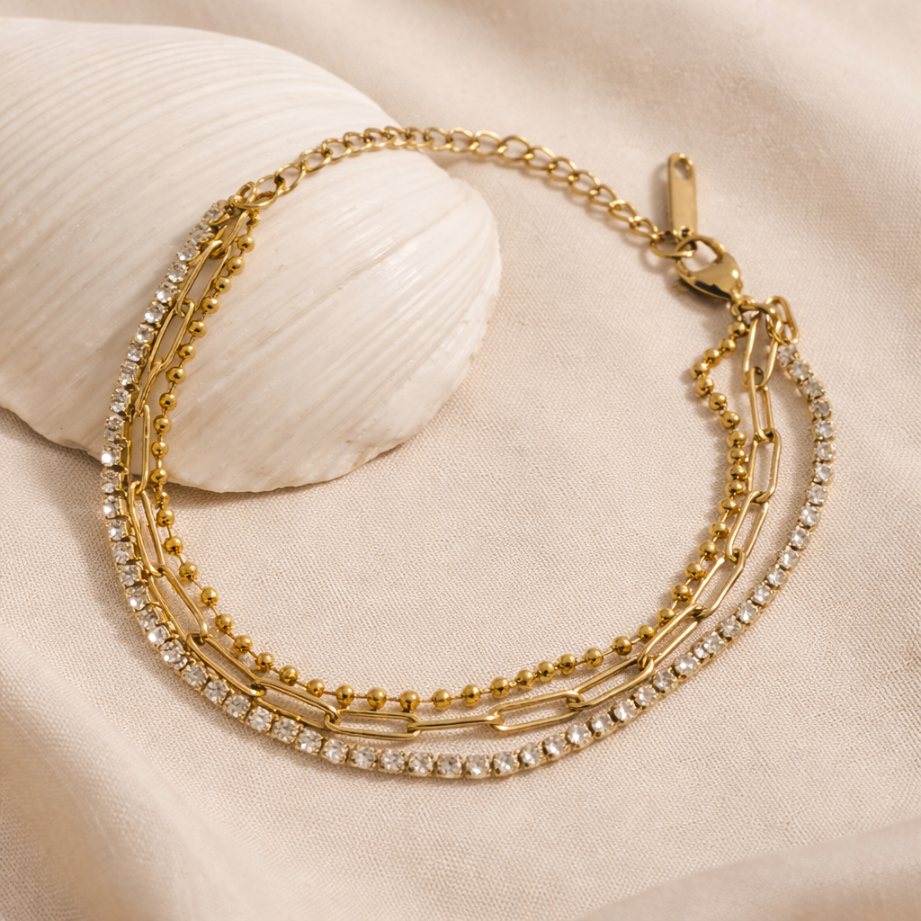 Aurelia Trio Layered Bracelet