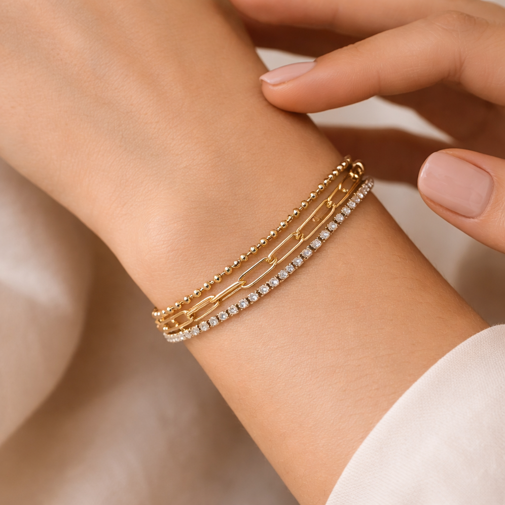 Aurelia Trio Layered Bracelet