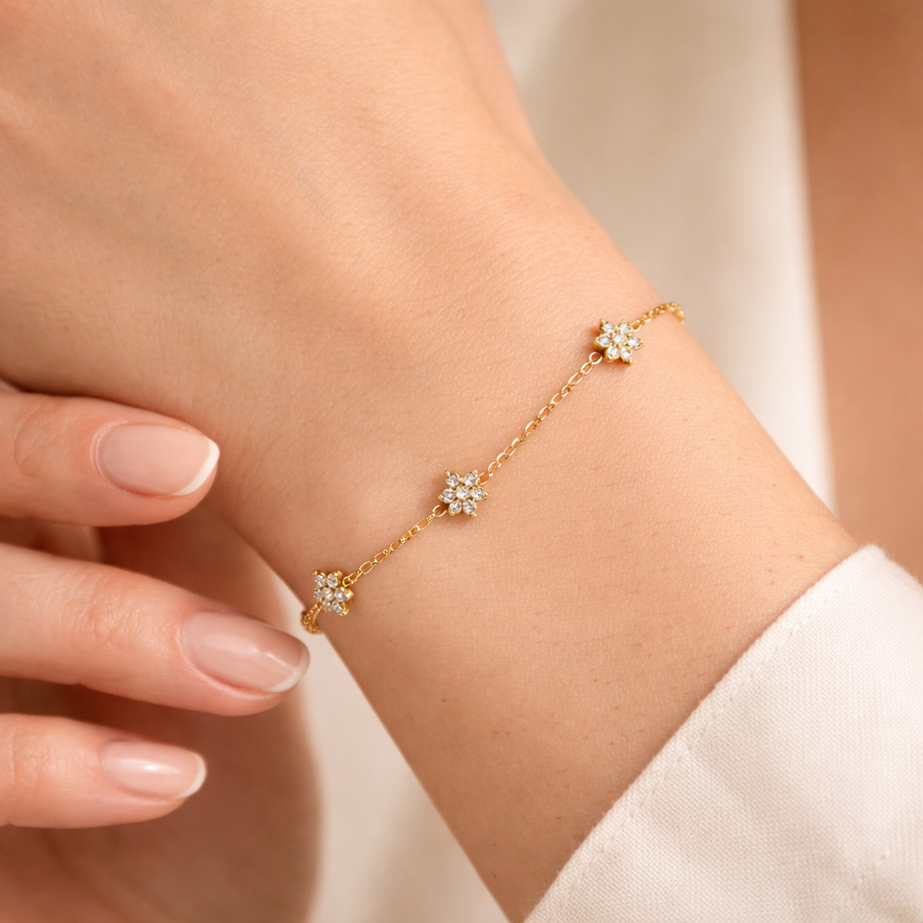 Liora Clover Drape Bracelet