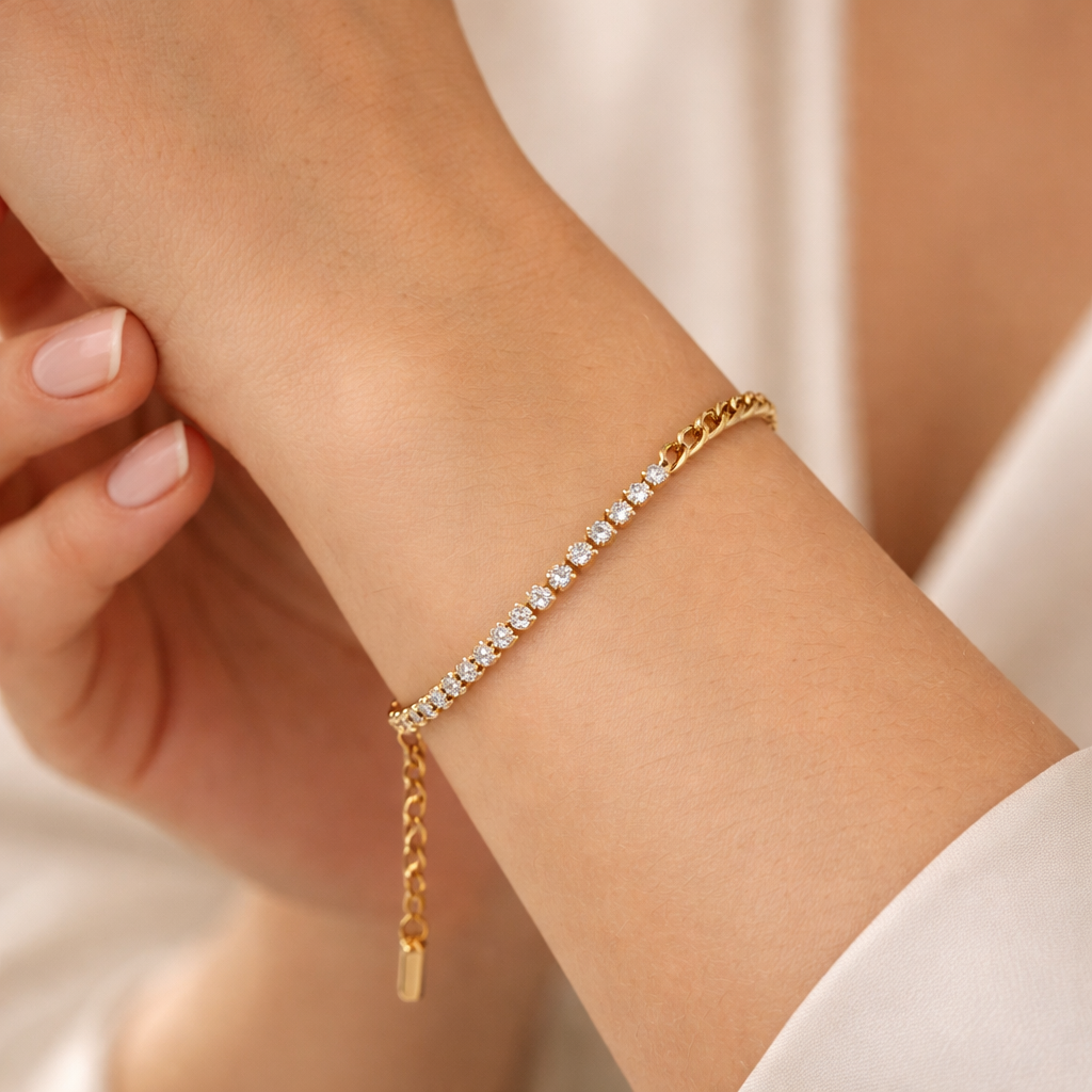 Elara Classic Tennis Bracelet