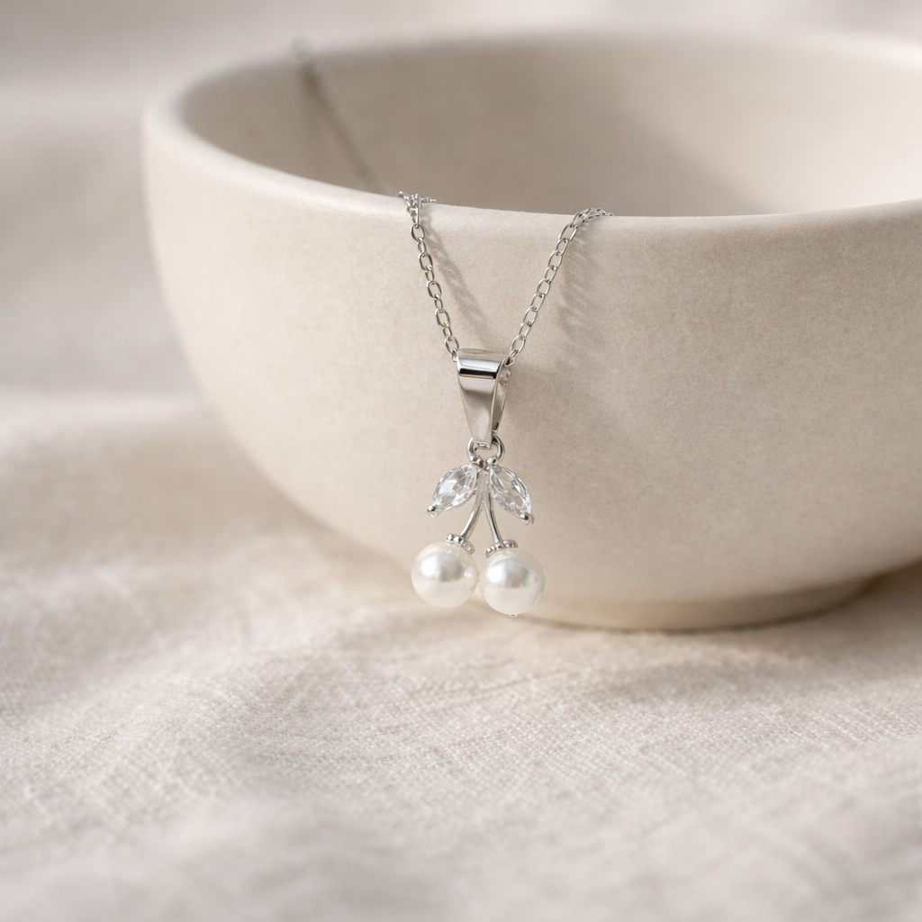 Seren Pearl Drop Necklace