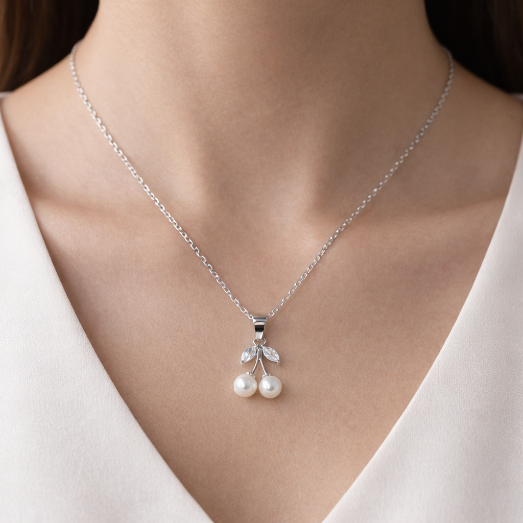 Seren Pearl Drop Necklace