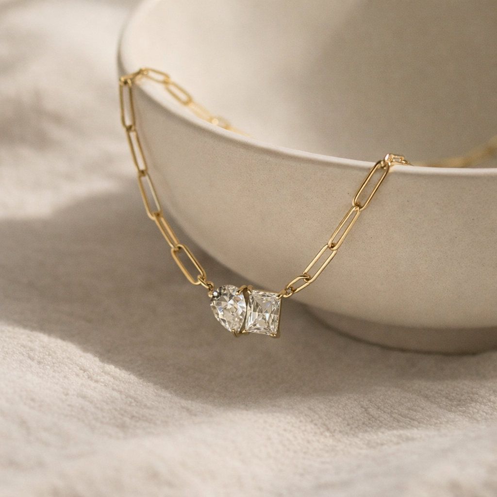Valora Duo Crystal Necklace