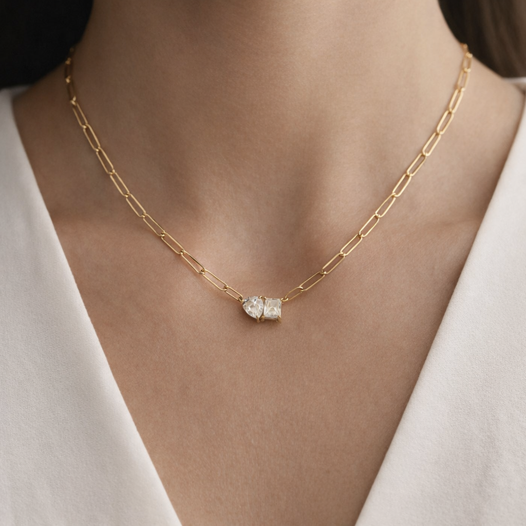 Valora Duo Crystal Necklace