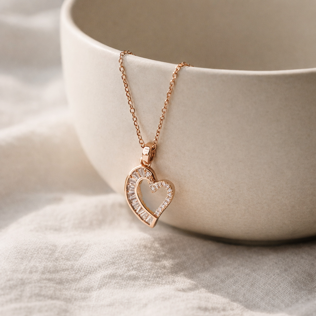 Amoura Radiant Heart Necklace