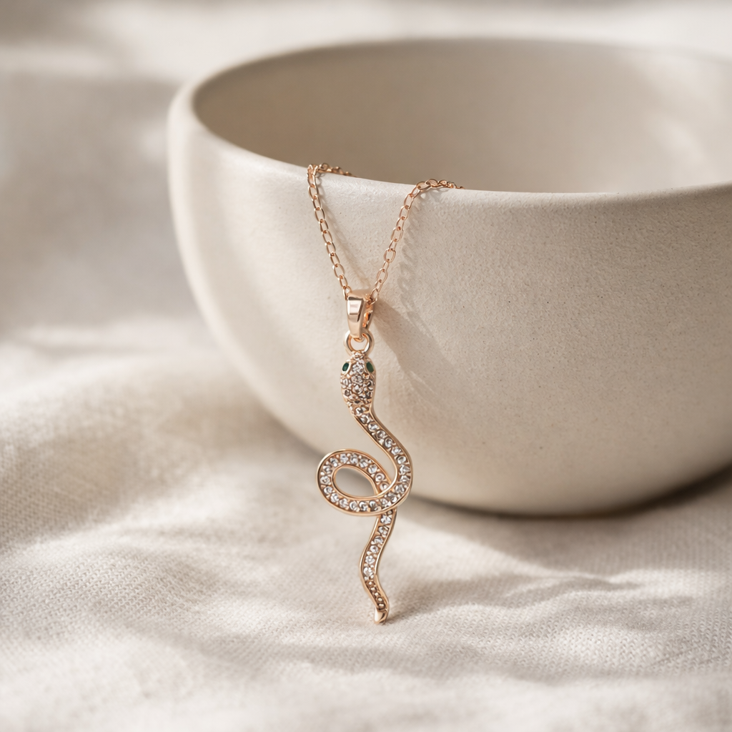 Serpentina Crystal Necklace