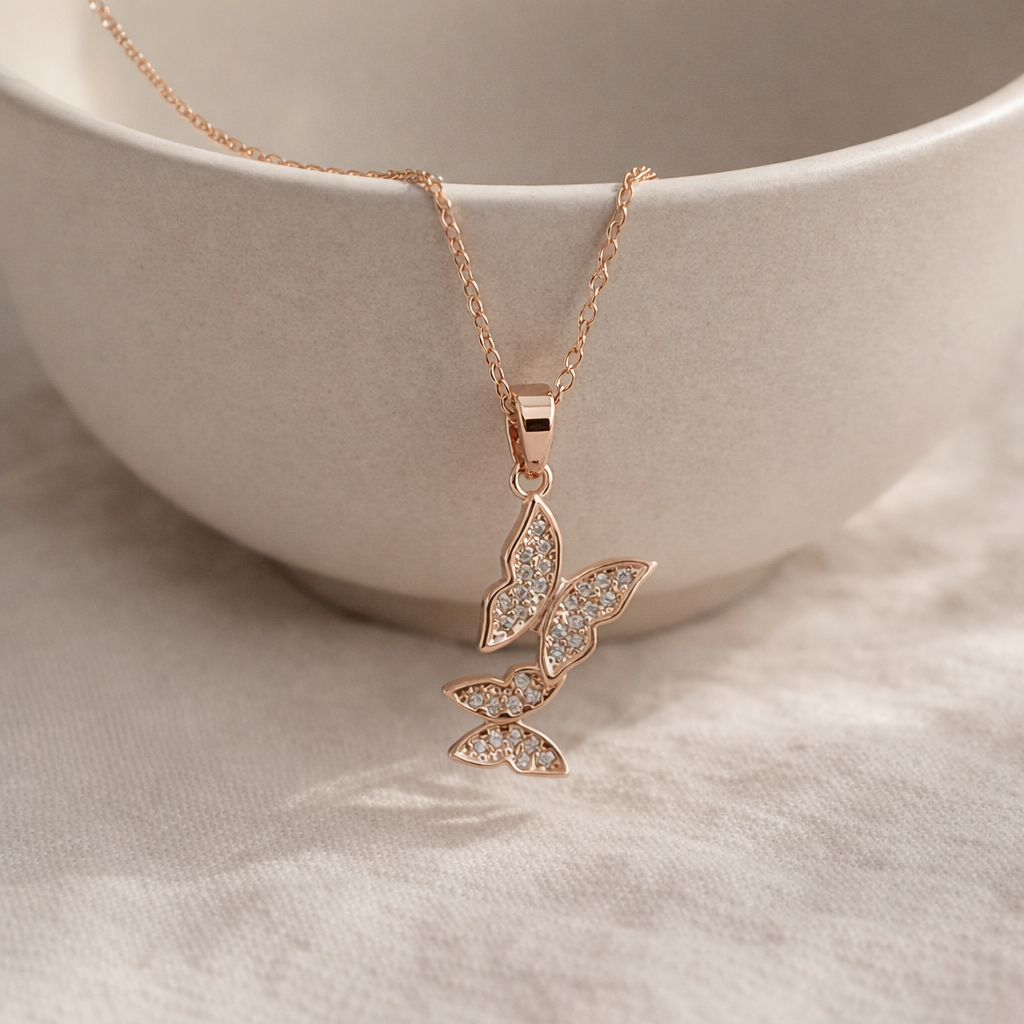 Aveline Butterfly Necklace