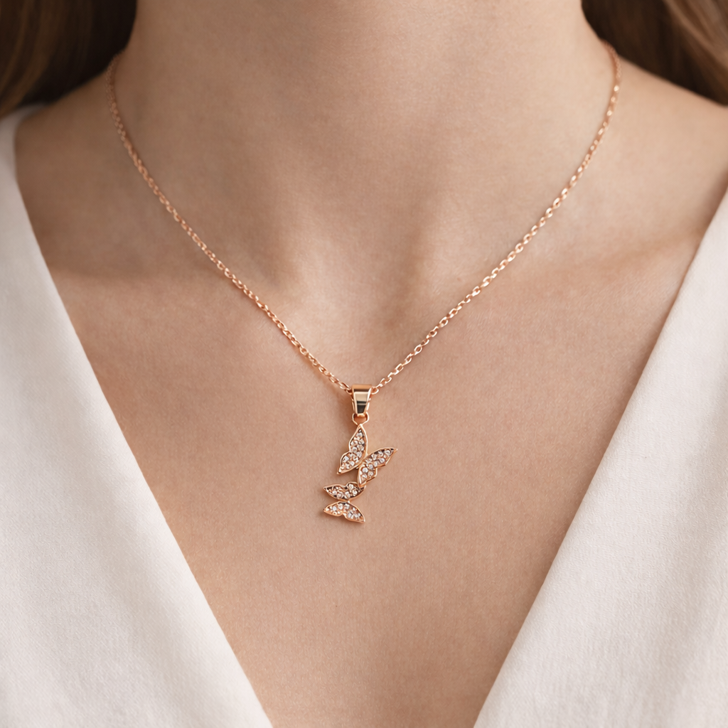 Aveline Butterfly Necklace