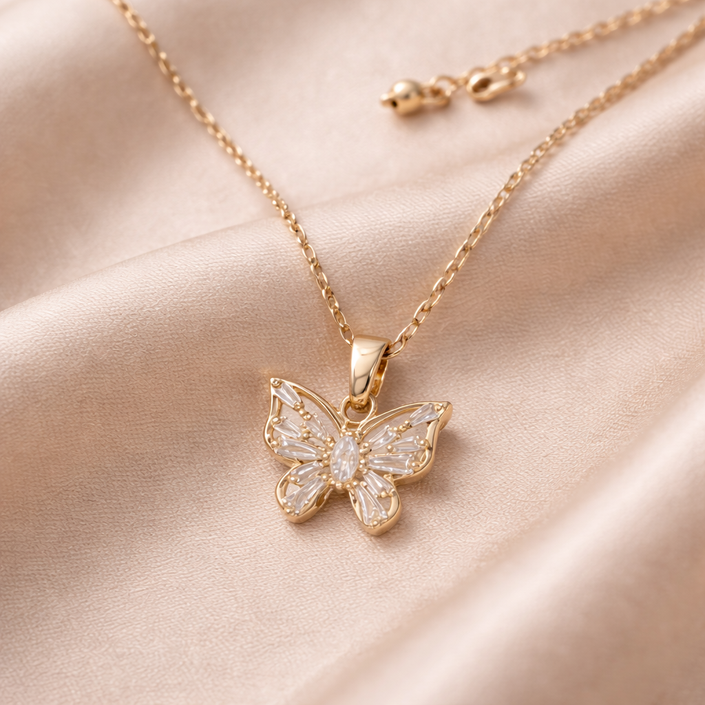 Elina Butterfly Necklace