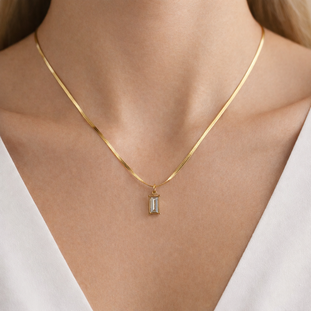 Elowen Baguette Necklace