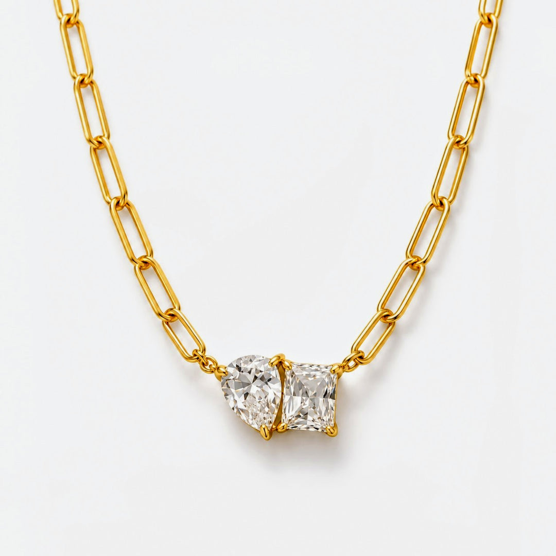 Valora Duo Crystal Necklace