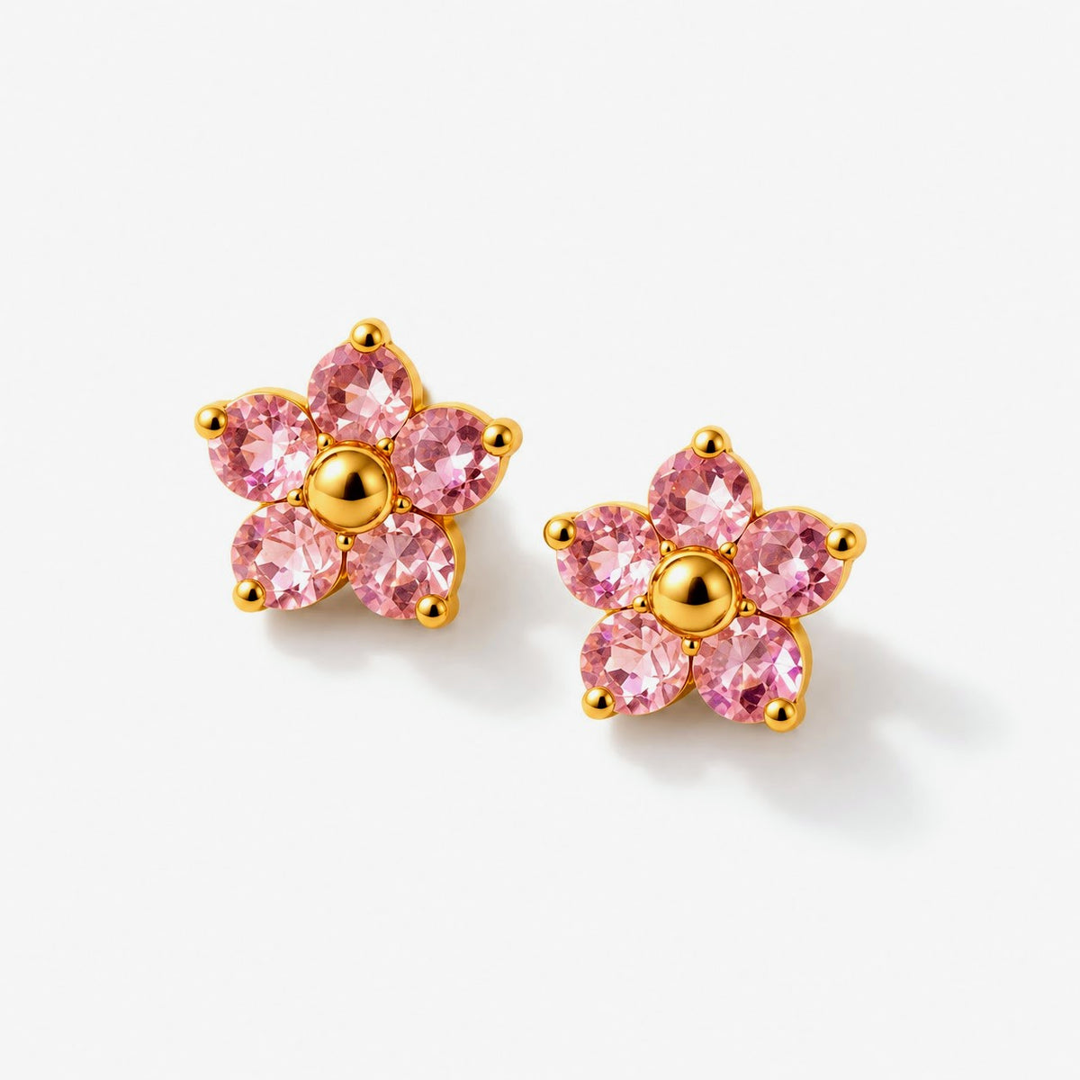 Roselle Blossom Stud Earrings