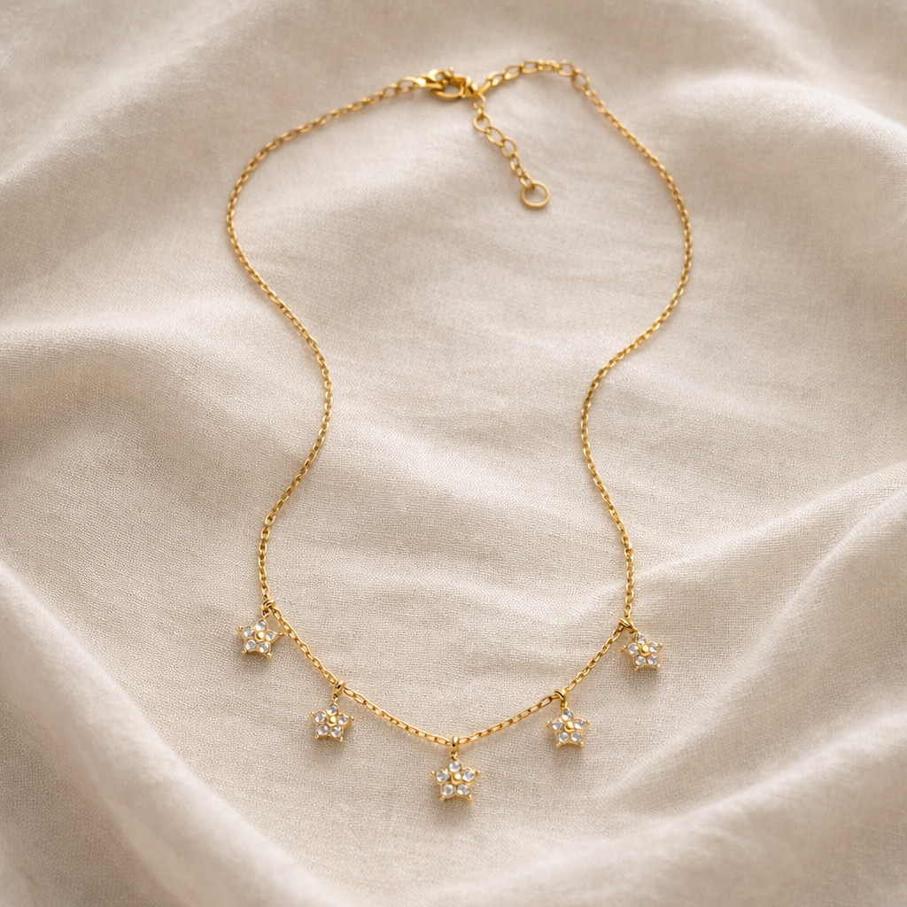Liora Clover Drape Necklace